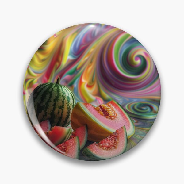 Item preview, slices of watermelon and melon designed and sold by Love-Light-Bite.