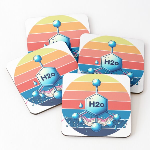 Item preview, Unleash the Science Geek Within: Grab This H2O Molecule T-Shirt designed and sold by StyleFused.