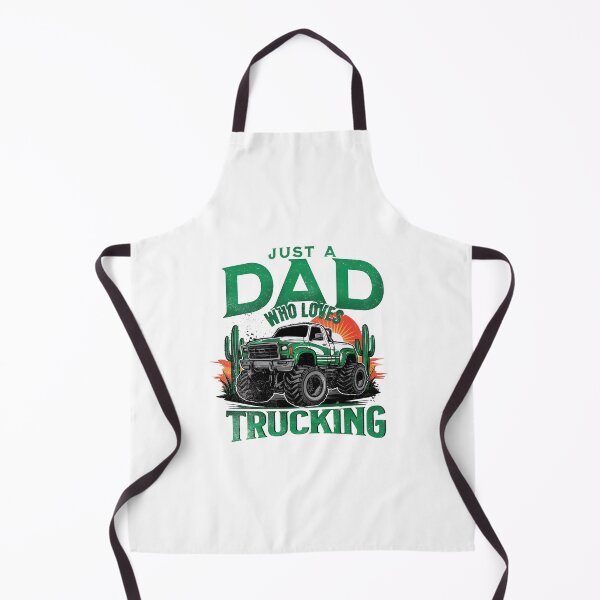 Item preview, Just A Dad Who Loves Trucking | Father's Day 24 Retro Vintage Driving T-shirt designed and sold by PixelGrafiks.