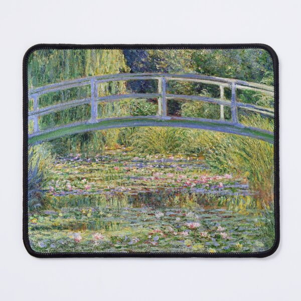 Item preview, The Japanese Footbridge and Water Lily Pond Claude Monet painting designed and sold by ArtUnova.