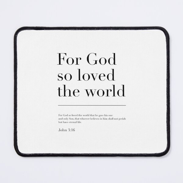 Item preview, John 3:16 Bible Verse designed and sold by wisemagpie.
