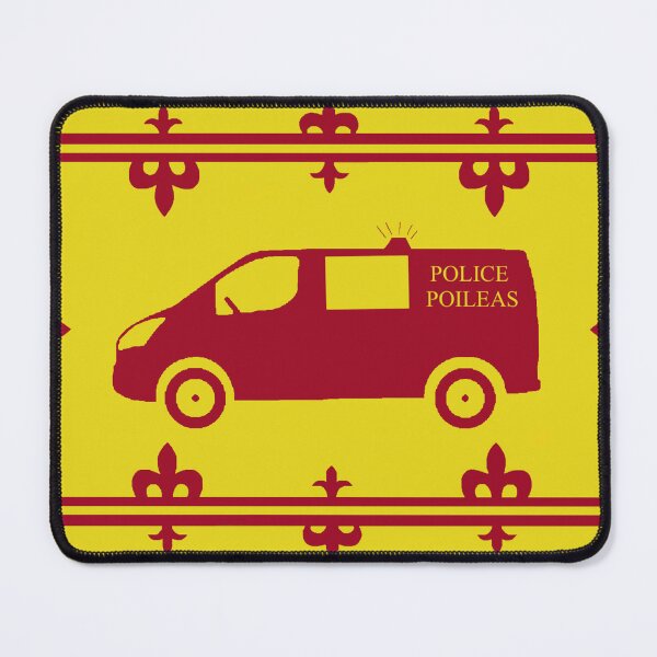 Item preview, Police Van Scottish Royal Banner Flag (bhan poileas bratach rìoghail na h-Alba) designed and sold by JonathanR1994.