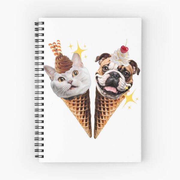 Item preview, ice cream soft serve Dog & Cat designed and sold by lnwza-Shop.
