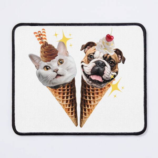 Item preview, ice cream soft serve Dog & Cat designed and sold by lnwza-Shop.