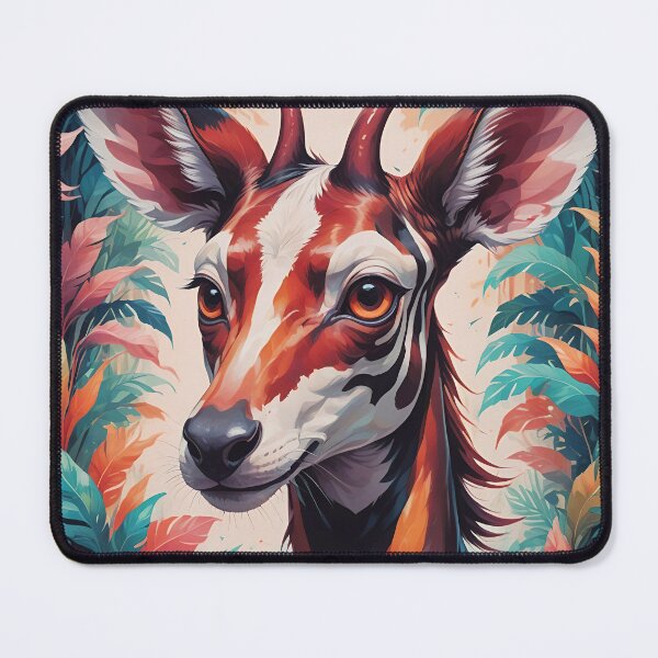 Item preview, Cute African Okapi Animal Portrait designed and sold by TheArtOfPat.