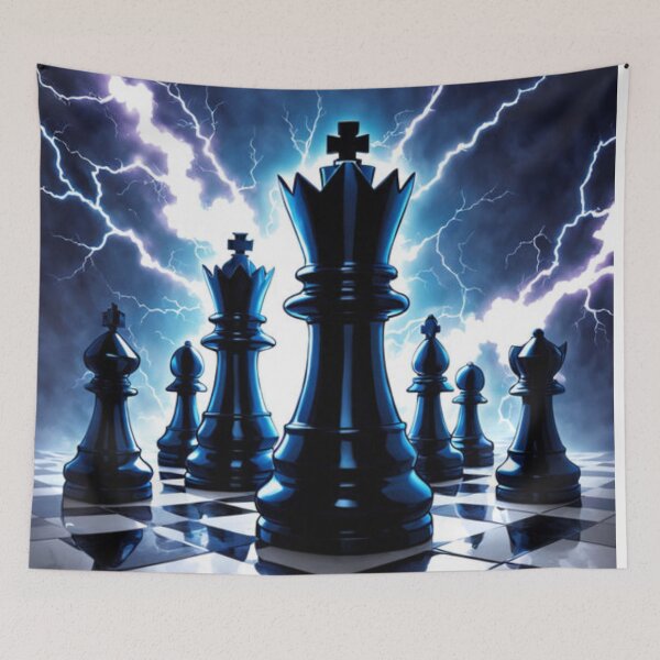 Item preview, Electric Chess Art designed and sold by Planetporridge.