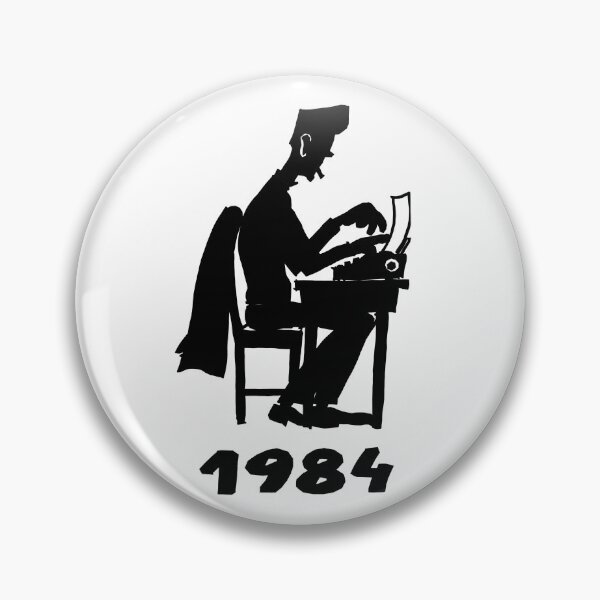 Item preview, George Orwell writing 1984 designed and sold by lapin-agile.