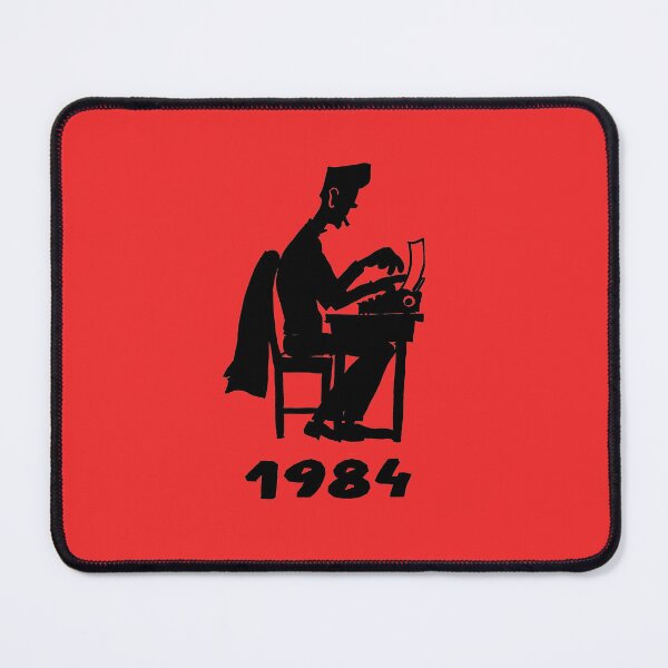 Item preview, George Orwell writing 1984 designed and sold by lapin-agile.