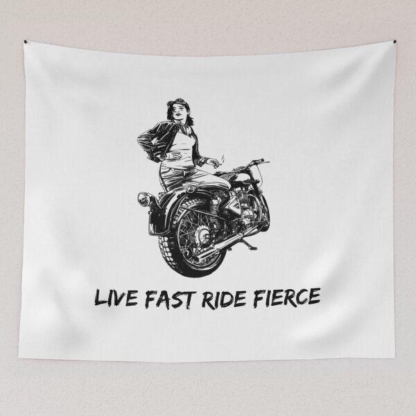 Item preview, Live fast ride fierce designed and sold by dalastore.