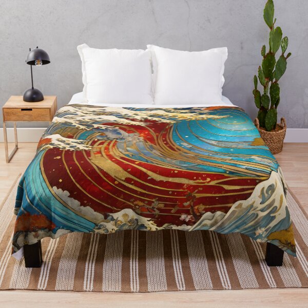 Item preview, Japanese style golden nature landscape background designed and sold by HAKKI ARSLAN.