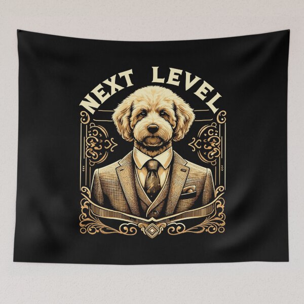 Item preview, Goldendoodle Dog Next Level Suit Gift designed and sold by Pineapple-Tree.