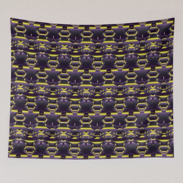 Item preview, Purple and Yellow Robot Guard Pattern designed and sold by TheRulerofEarth.