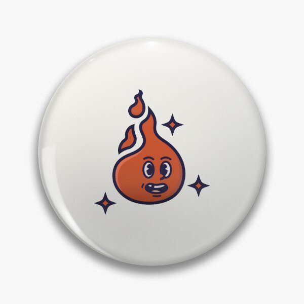 Item preview, Retro Mascot Fire - 80s Cartoon Style designed and sold by LalpaShop.