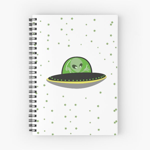 Item preview, UFO in a White Starry Sky designed and sold by Folidee.
