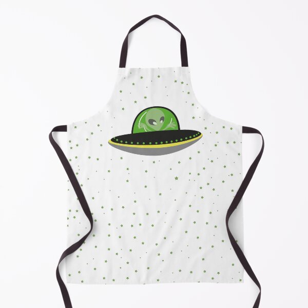 Item preview, UFO in a White Starry Sky designed and sold by Folidee.