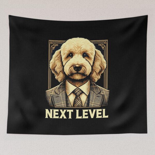 Item preview, Goldendoodle Dog Next Level Suit Gift designed and sold by Pineapple-Tree.
