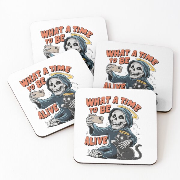Item preview, "What a time to be alive" Design - Cute, Funny, and Spooky T-shirt  designed and sold by Kinyah88.