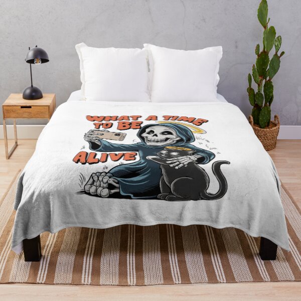 Item preview, "What a time to be alive" Design - Cute, Funny, and Spooky T-shirt  designed and sold by Kinyah88.