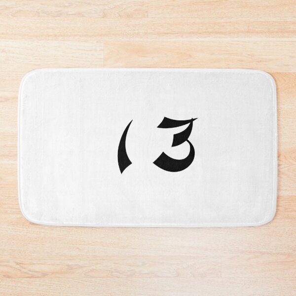 Item preview, 13, thirteen, black, shangai designed and sold by Numbers-Art.