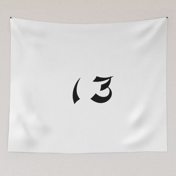 Item preview, 13, thirteen, black, shangai designed and sold by Numbers-Art.