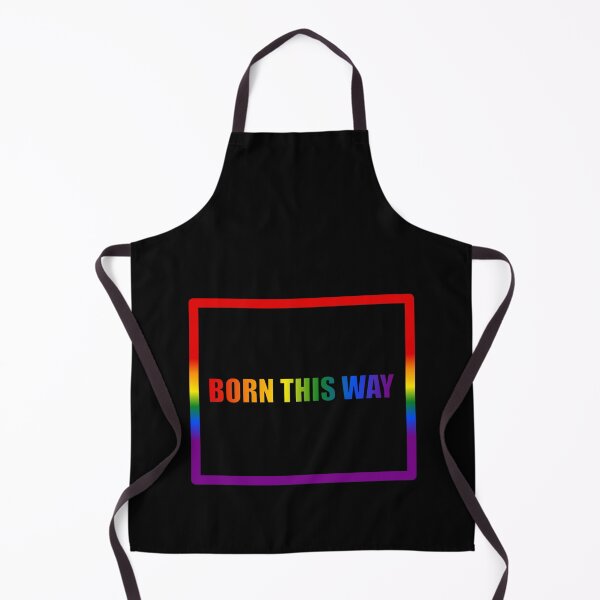 Item preview, Classic Pride Flag Born This Way, Text Box Graphic, LGBTQ+, Pride Graphic, Unisex Design designed and sold by PrideBeProud.