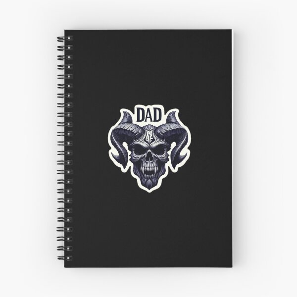 Item preview, horned skull dad af designed and sold by MrDarkRealm.