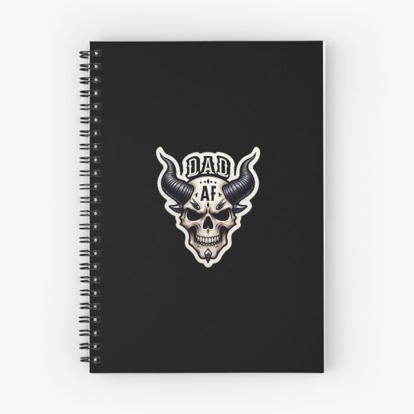 Item preview, horned skull dad af designed and sold by MrDarkRealm.