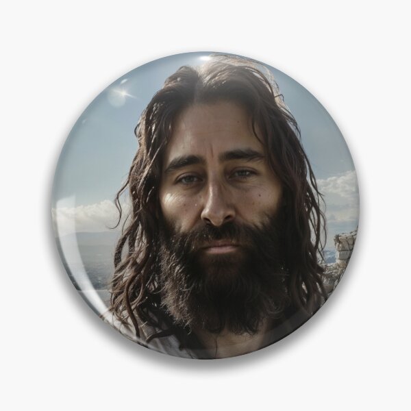 Item preview, Jesus by the Sea: Shroud of Turin Inspired designed and sold by ShroudFaceAI.