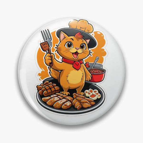 Item preview, BBQ Cat designed and sold by Twizzzles.