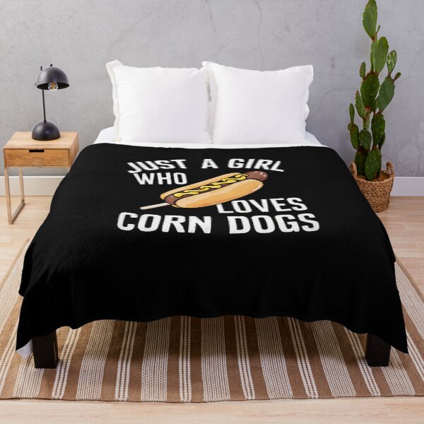 Item preview, Funny Corndog Girl Just a Girl Who Loves Corn Dogs designed and sold by SlocifieShop.