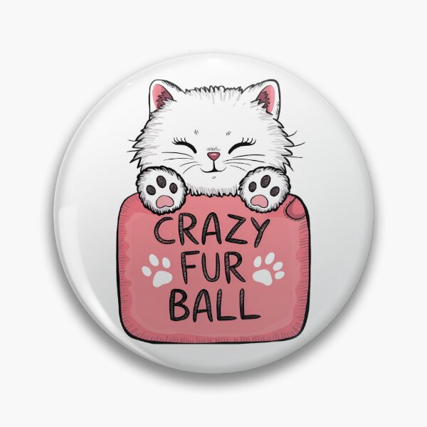 Item preview, Crazy Fur Ball designed and sold by PaintedPixels01.