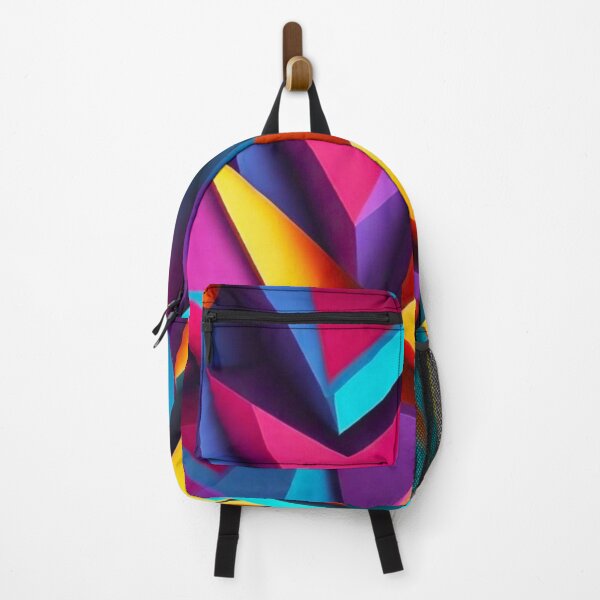 Item preview, Colorful Abstract Geometric Pattern | Blue designed and sold by PinkGoddessLove.