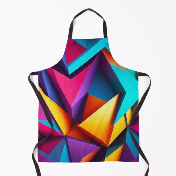 Item preview, Colorful Abstract Geometric Pattern | Blue designed and sold by PinkGoddessLove.