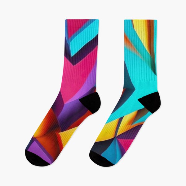 Item preview, Colorful Abstract Geometric Pattern | Blue designed and sold by PinkGoddessLove.