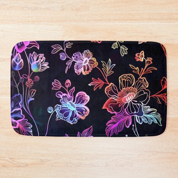 Item preview, Multicolor floral neon lace texture designed and sold by Fantasyplus.