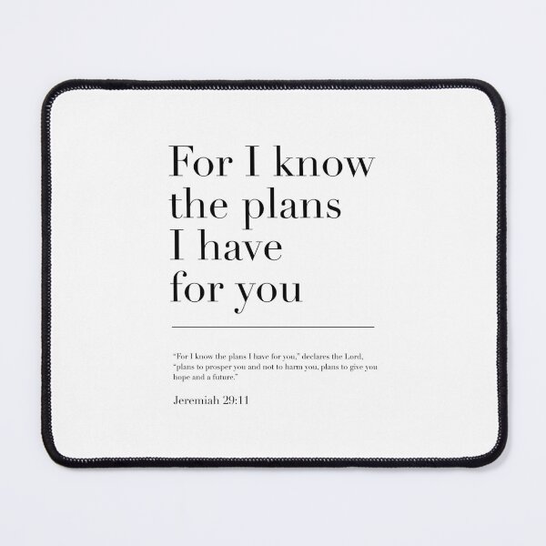 Item preview, Jeremiah 29:11 Bible Verse designed and sold by wisemagpie.