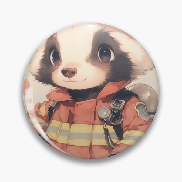 Item preview, Badger, the firefighter designed and sold by bluetemple.