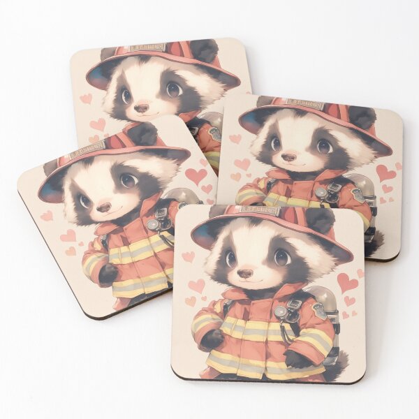 Item preview, Badger, the firefighter designed and sold by bluetemple.