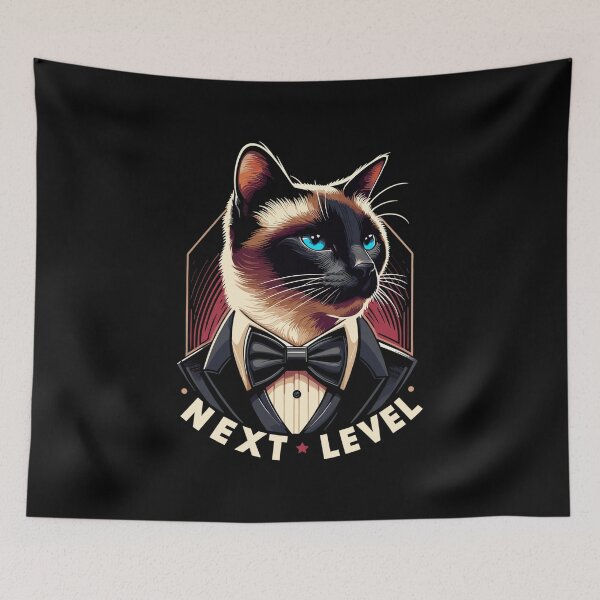 Item preview, Siamese Cat Siamese Cat Next Level Suit Gift designed and sold by Pineapple-Tree.