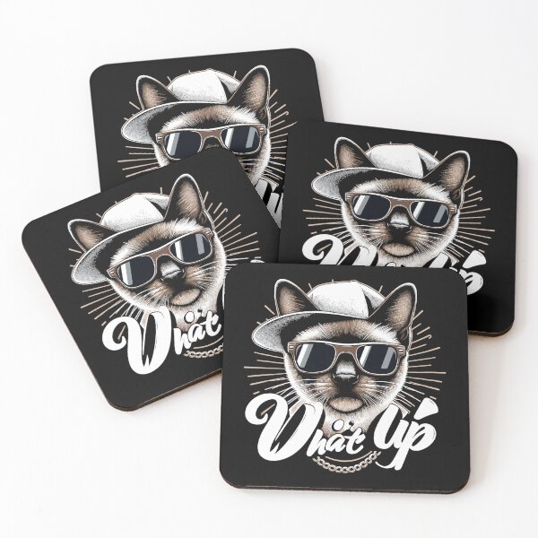 Item preview, Siamese Cat Siamese Cat Next Level What's up Gift designed and sold by Pineapple-Tree.