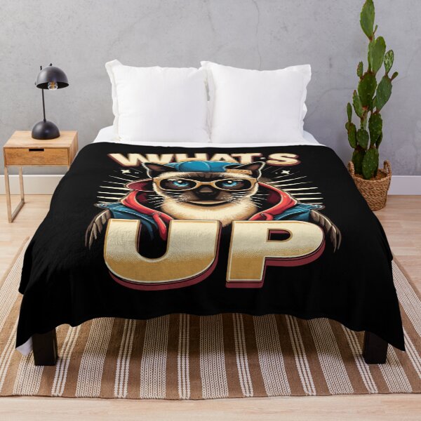 Item preview, Siamese Cat Siamese Cat Next Level What's up Gift designed and sold by Pineapple-Tree.