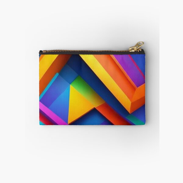 Item preview, Colorful Abstract Geometric Pattern | Blue & Yellow designed and sold by PinkGoddessLove.