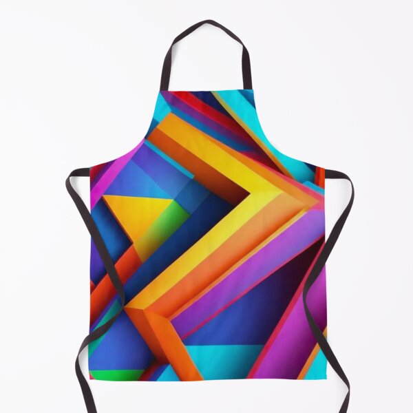Item preview, Colorful Abstract Geometric Pattern | Blue & Yellow designed and sold by PinkGoddessLove.