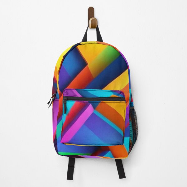 Item preview, Colorful Abstract Geometric Pattern | Blue & Yellow designed and sold by PinkGoddessLove.