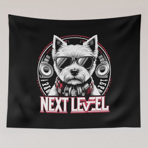 Item preview, West Highland White Terrier Next Level Hip Hop Gift designed and sold by Pineapple-Tree.