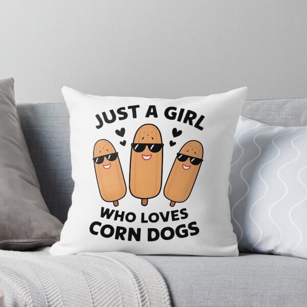Item preview, Funny Corndog, Girl Just a Girl Who Loves Corn Dogs, funny corn dogs designed and sold by SlocifieShop.