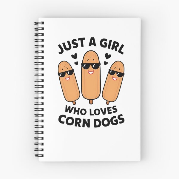 Item preview, Funny Corndog, Girl Just a Girl Who Loves Corn Dogs, funny corn dogs designed and sold by SlocifieShop.