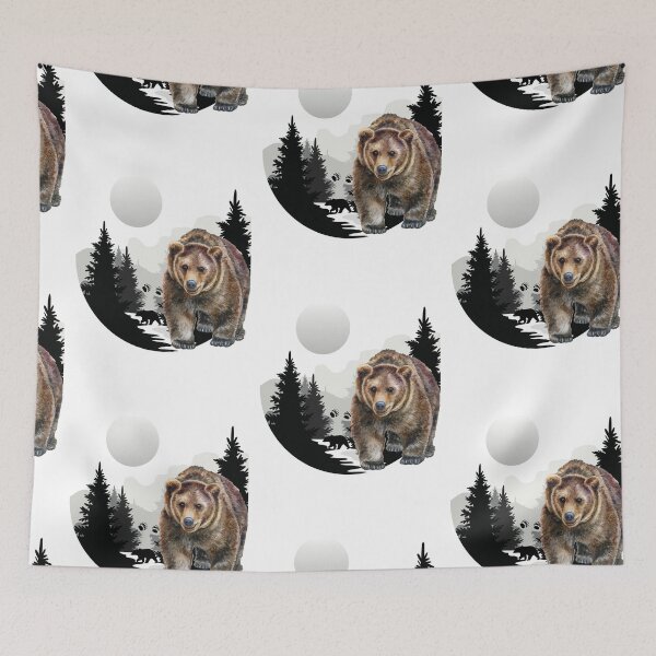 Item preview, Big Bear Nature Tee designed and sold by SafariCreations.