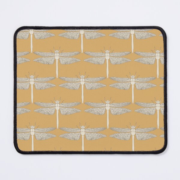 Item preview, Dragonfly Pattern in Mustard designed and sold by MargaretClavell.
