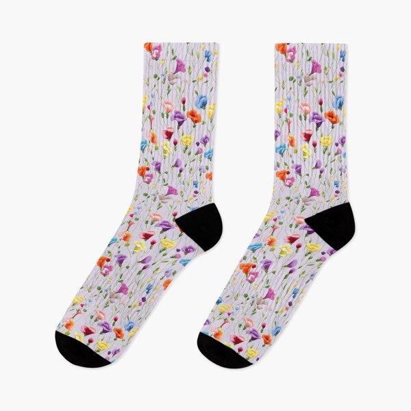 Item preview, Cute and Colorful Wildflowers Pattern   designed and sold by HappyLifeCreate.